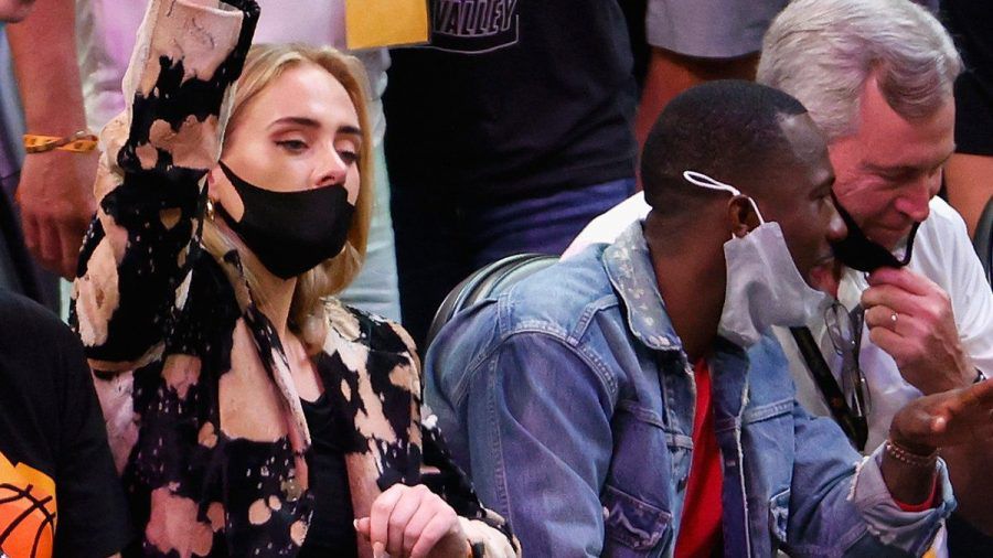 Adele und Rich Paul bei ihrem ersten gemeinsamen Auftritt. (mia/spot)