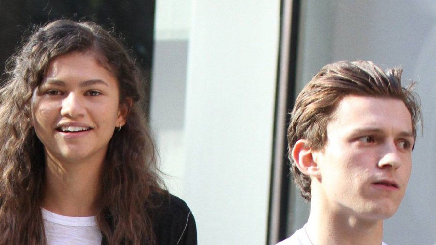 Zendaya und Tom Holland bei gemeinsamen Dreharbeiten. (hub/spot)