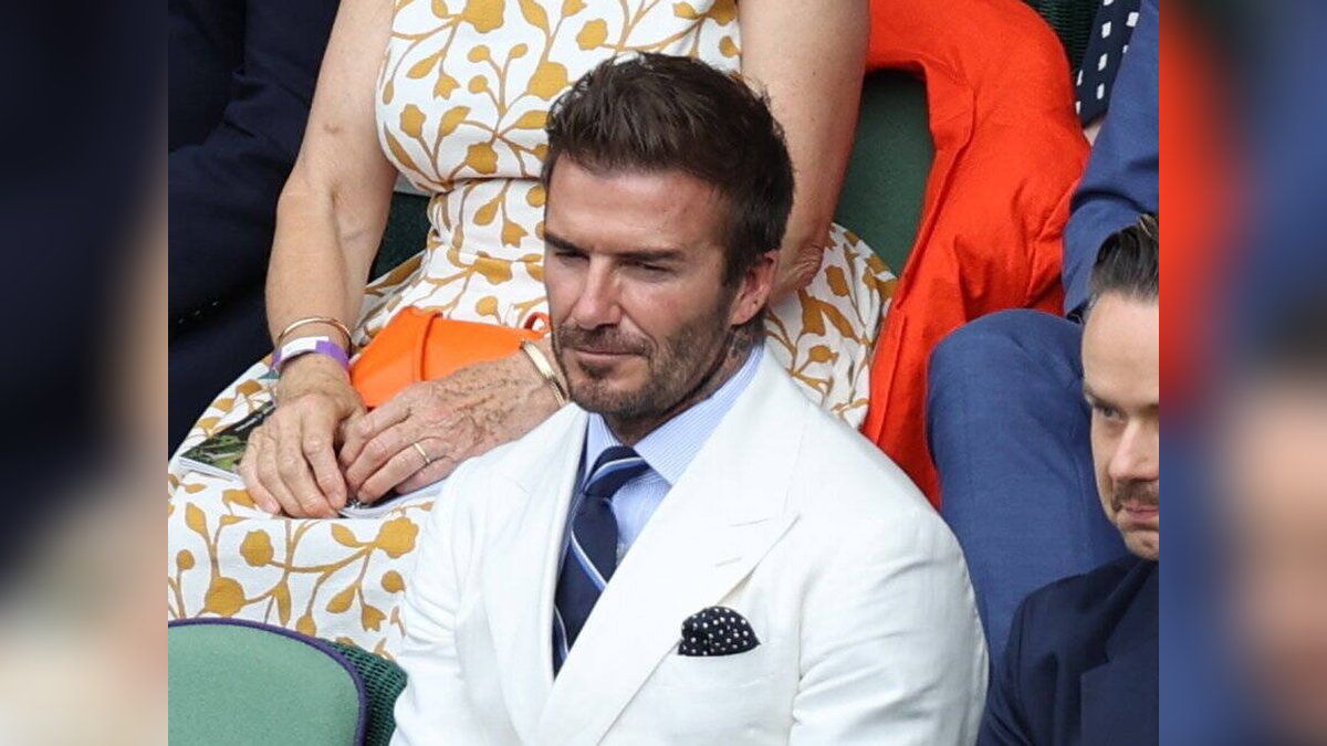 Tennis Statt Fussball David Beckham Elegant In Wimbledon