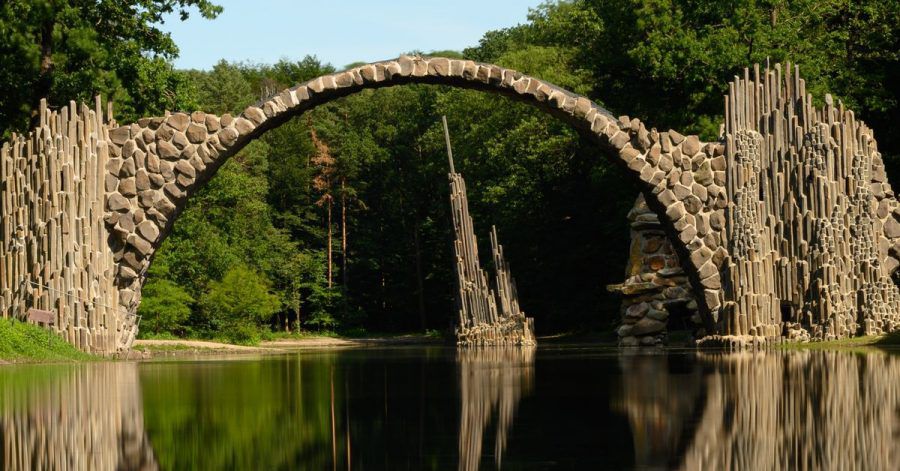 Die Rakotzbrücke.