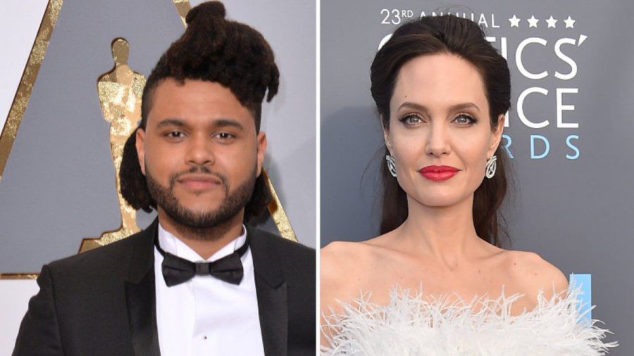 The Weeknd und Angelina Jolie sollen ein Date gehabt haben. (amw/spot)