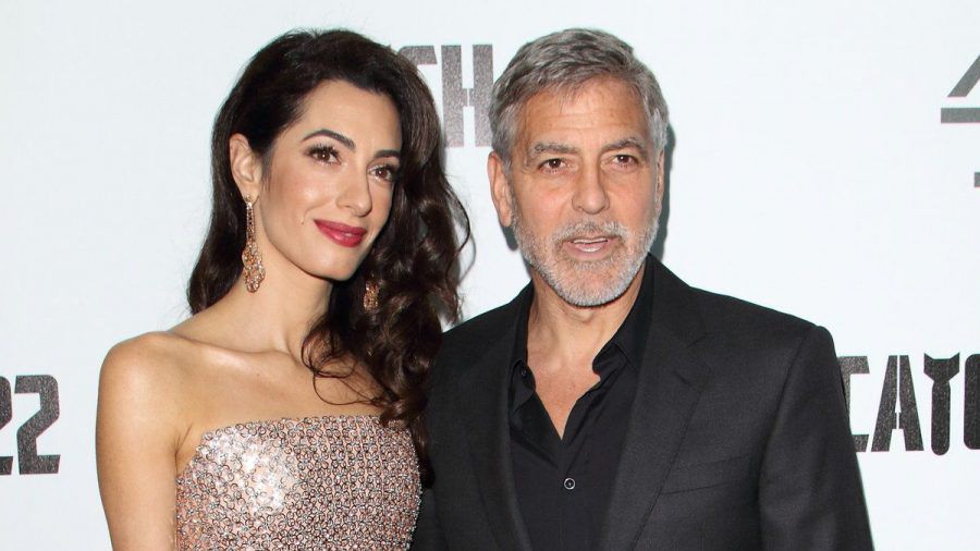 George und Amal Clooney bei einem gemeinsamen Auftritt in London. (hub/spot)