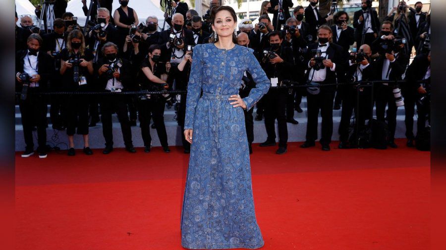 Marion Cotillard bei ihrem Auftritt in Cannes. (hub/spot)