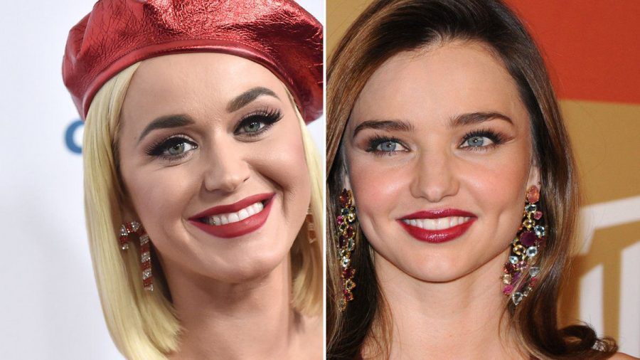 Katy Perry (li.) und Miranda Kerr haben gemeinsam eine Yoga-Stunde verbracht. (jom/spot)