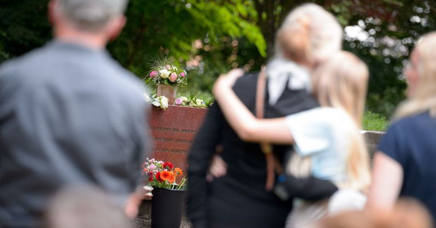 Gedenken an Esther Bejarano in Hamburg.