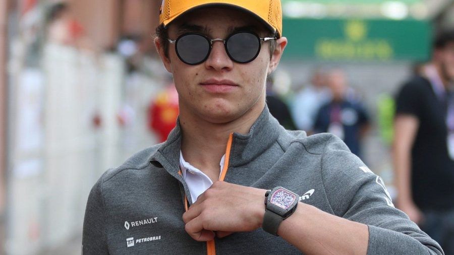 Zwei Männer sollen Lando Norris, hier im Mai 2019, beraubt haben (wue/spot)