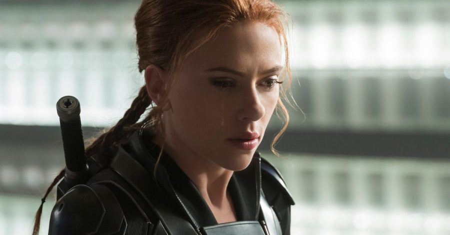 Scarlett Johansson als Natasha Romanoff in einer Szene des Films "Black Widow".
