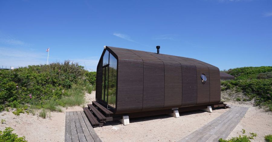 Die beiden Wikkelhouses aus einer Manufaktur in Amsterdam sind für diese Saison ausgebucht.