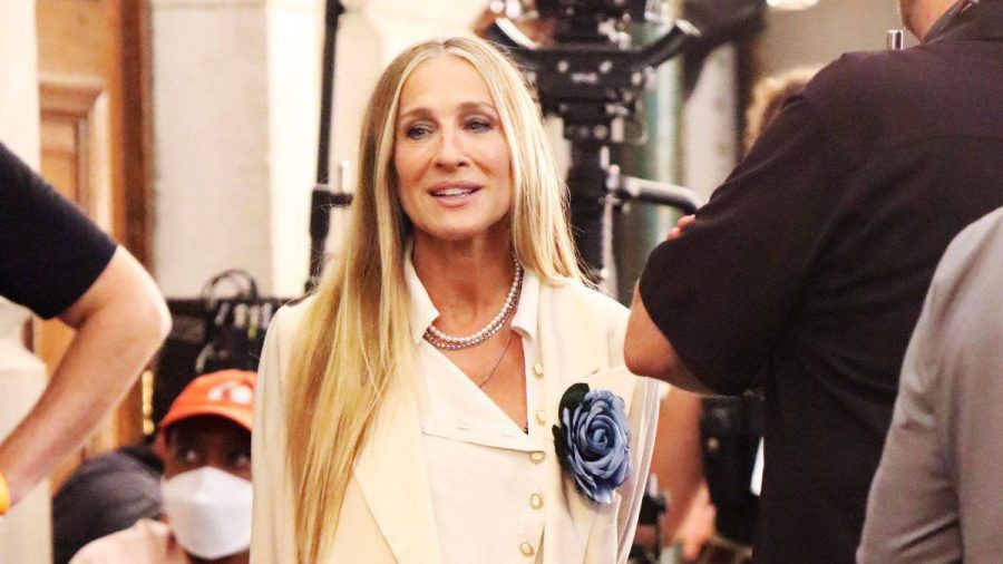 Sarah Jessica Parker am Set von "And Just Like That..." (wue/spot)