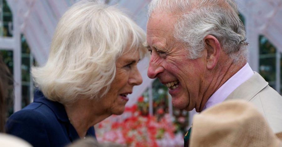 Der britische Prinz Charles und seine Frau Camilla sind offenbar guter Dinge.