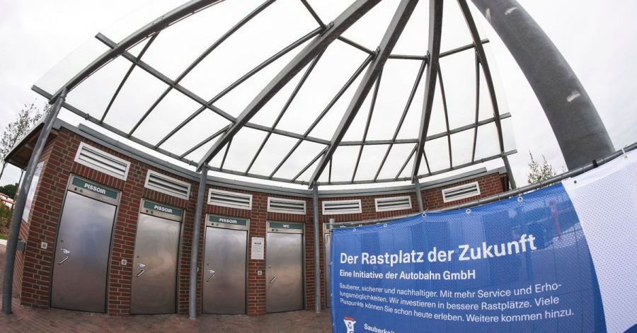 Der frisch renovierte Rastplatz «Ostseeblick» an der Autobahn 1 wurde nun ale Pilotanlage eingeweiht.