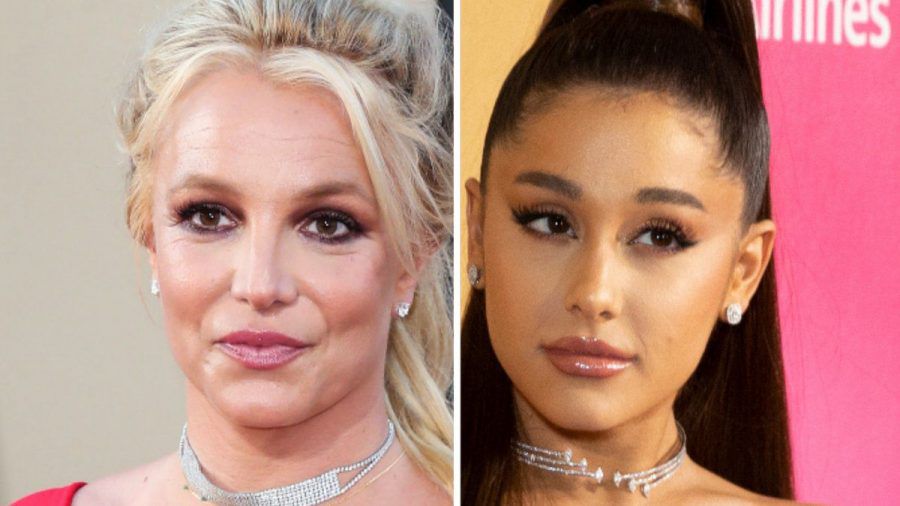 Britney Spears (li.) erhält unter anderem Unterstützung von Ariana Grande. (jom/spot)