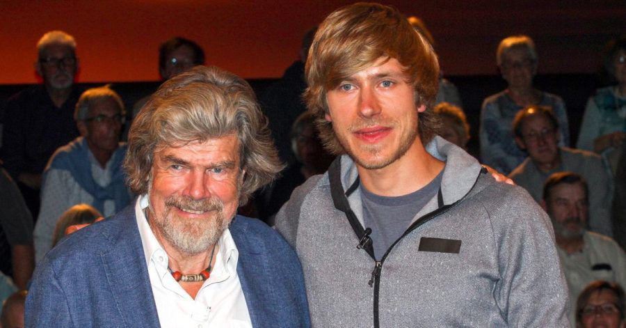 Reinhold Messner und sein Sohn Simon in der ZDF-Talkshow "Markus Lanz".