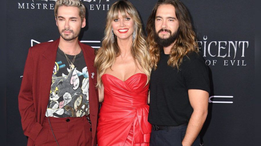 Bill Kaulitz, Heidi Klum und Tom Kaulitz (v.l.n.r.) (mia/spot)
