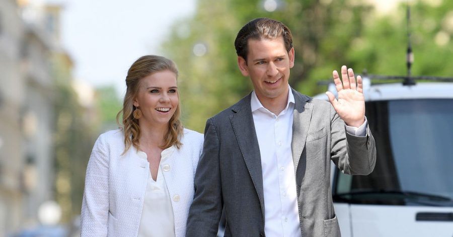 Österreichs Bundeskanzler Sebastian Kurz und seine Lebensgefährtin Susanne Thier erwarten ihr erstes Kind.