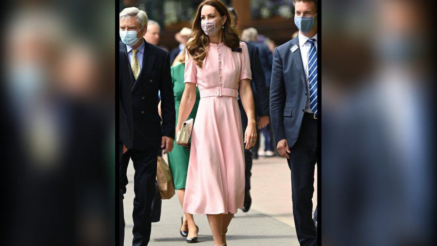 Herzogin Kate in Wimbledon. (hub/spot)