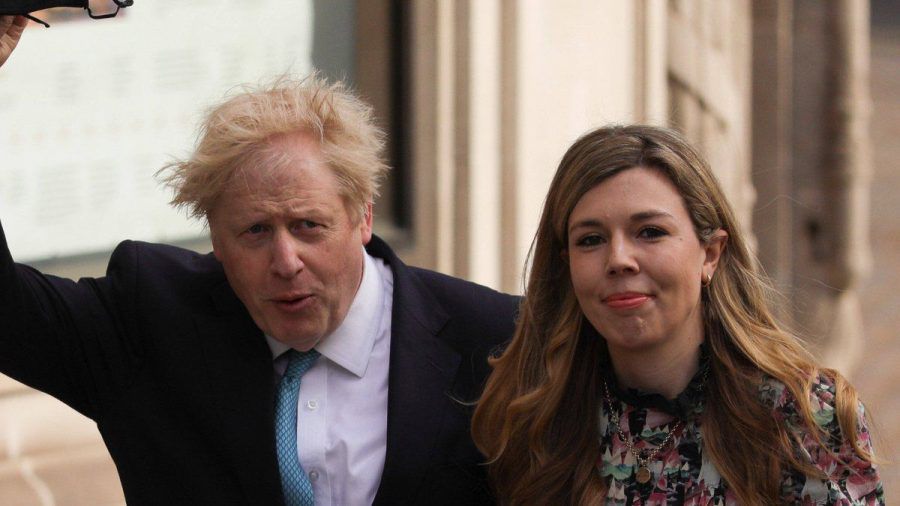 Boris Johnson und seine Ehefrau Carrie im vergangenen Mai (wue/spot)