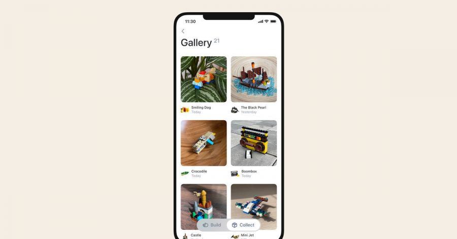 Die App «Brickit» bietet Bauanleitungen zu vorhandenen Lego-Bausteinen an. In einer Galerie lassen sich die erstellten Modelle festhalten.