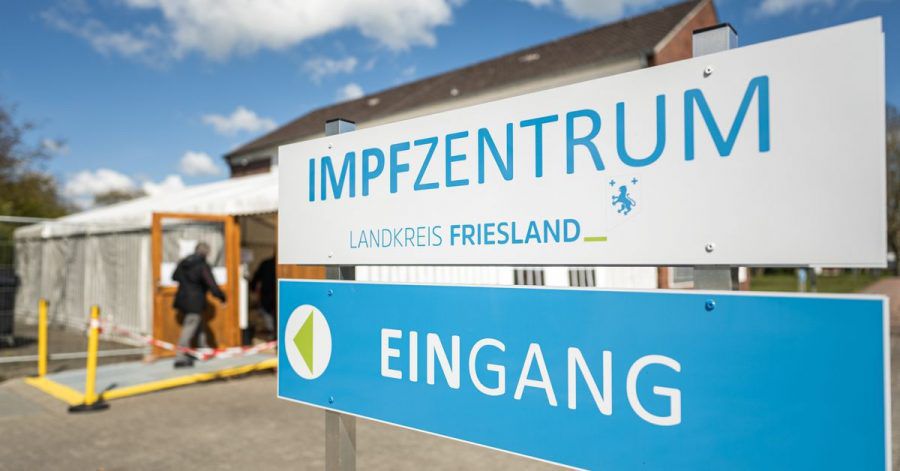 Das Impfzentrum des Landkreises Friesland in Schortens.