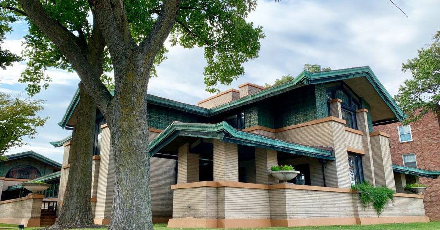 Dana Thomas House in Springfield: Frank Lloyd Wright gestaltete hier das Haus einer Society Lady neu.