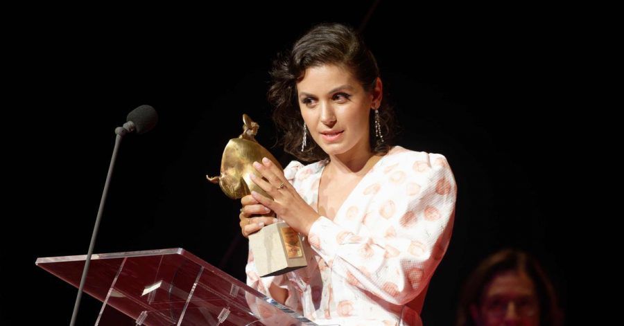 Die Sängerin Katie Melua hat einen Europäischen Kulturpreis bekommen.