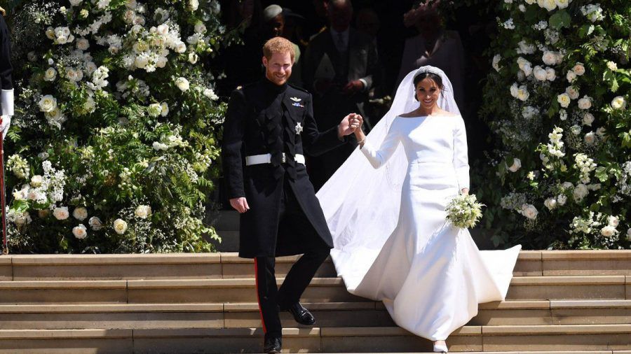 Prinz Harry und Herzogin Meghan bei ihrer Hochzeit 2018. (hub/spot)