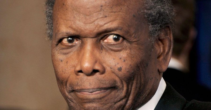 Schauspieler Sidney Poitier im Jahr 2012 bei der Verleihung der 69. Golden Globe Awards in Los Angeles.