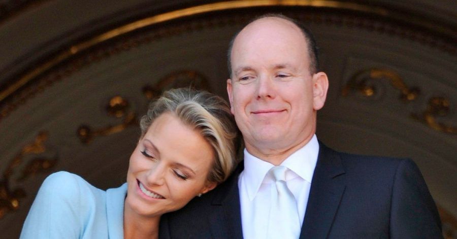 Ganz eng: Fürstin Charlène und ihr Mann Albert II.