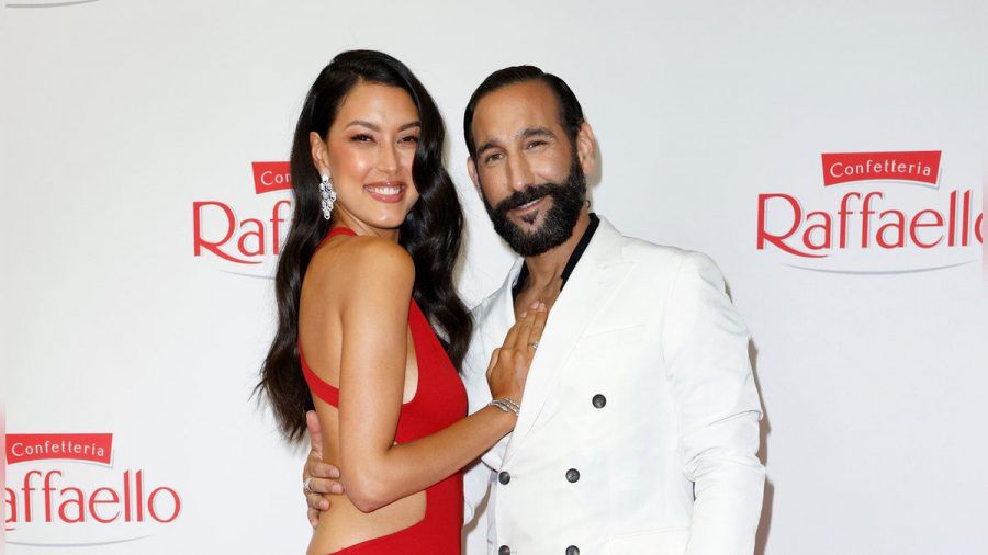 Rebecca Mir und Massimo Sinató beim "Raffaello Summer Dinner" in Berlin (obr/spot)