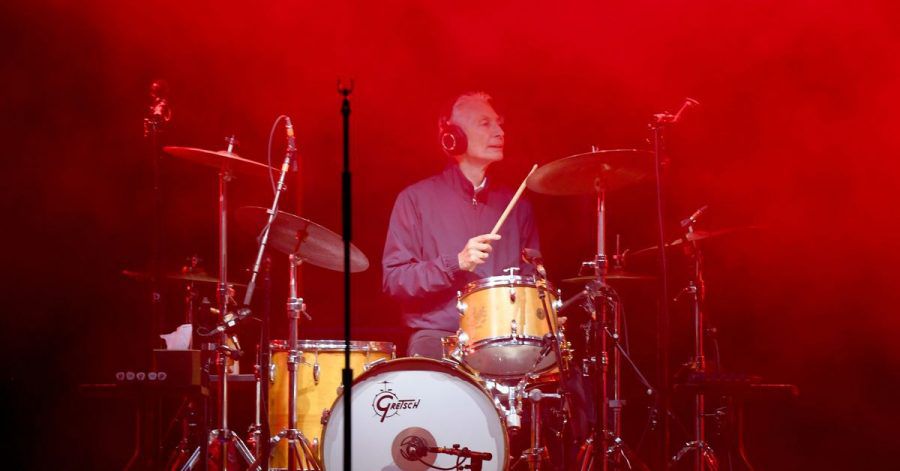Drummer Charlie Watts bei einem Konzert in Hamburg 2017.
