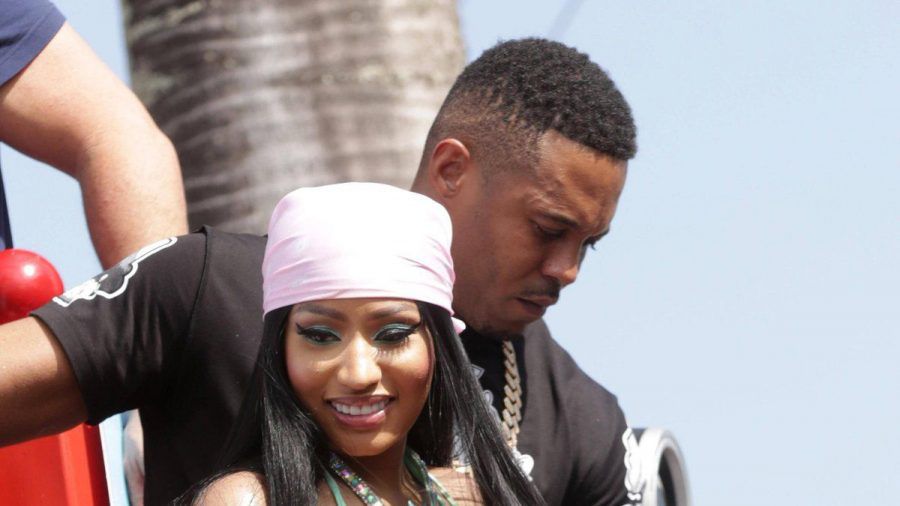 Nicki Minaj und Kenneth Petty im vergangenen Jahr. (wue/spot)