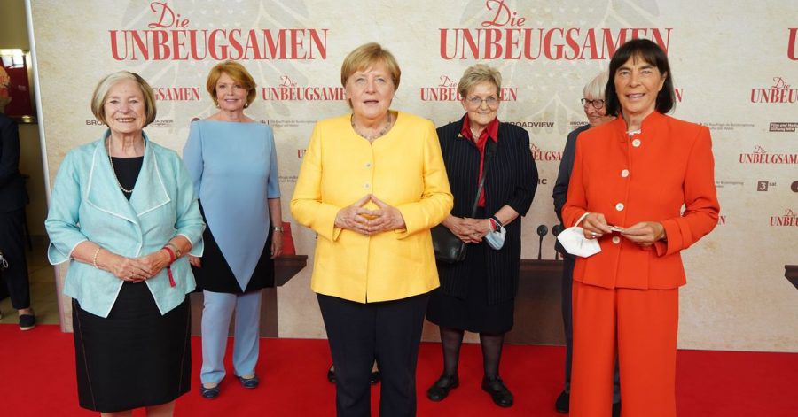 Angela Merkel bei der Weltpremiere der Dokumentation «Die Unbeugsamen».