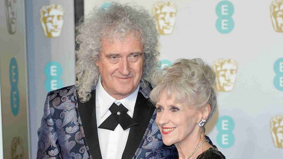 Brian May mit seiner Gattin Anita.