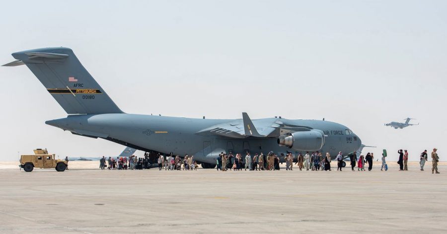 Die Transportflugzeuge vom Typ Boeing C-17 der US-Luftwaffe nutzen oft das Rufzeichen «Reach».