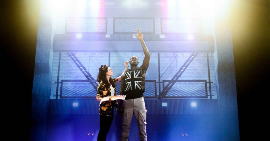 Die Wachsfigur von Stormzy bei Madame Tussauds.