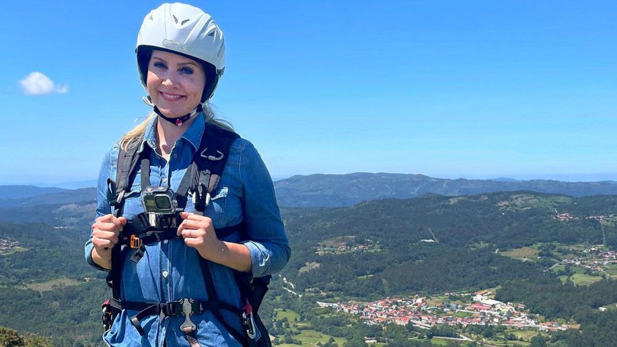 Judith Rakers wagte sich für "Wunderschön" in spanische Höhen. (wag/spot)