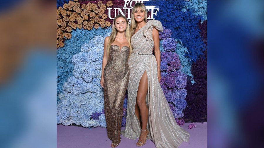 Leni und Heidi Klum (r.) strahlen um die Wette. (eee/spot)