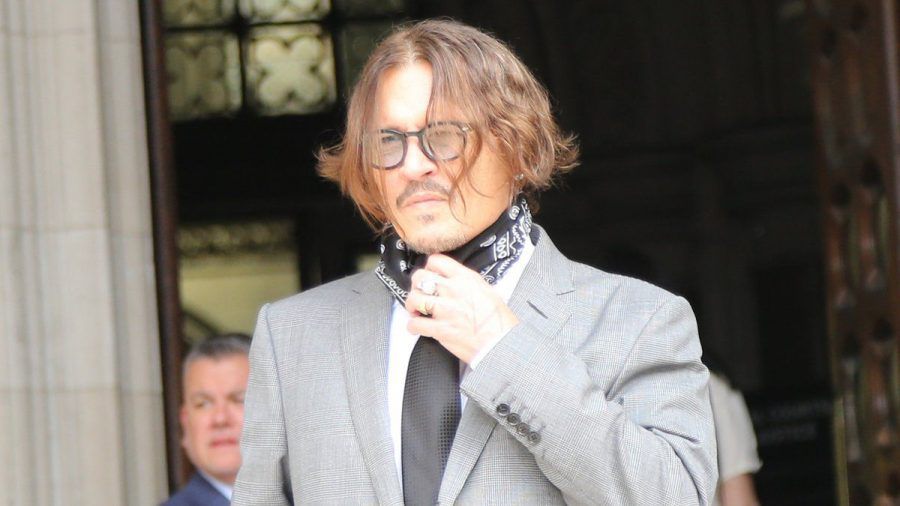 Johnny Depp im vergangenen Jahr während seines Prozesses gegen die britische "The Sun" (wue/spot)