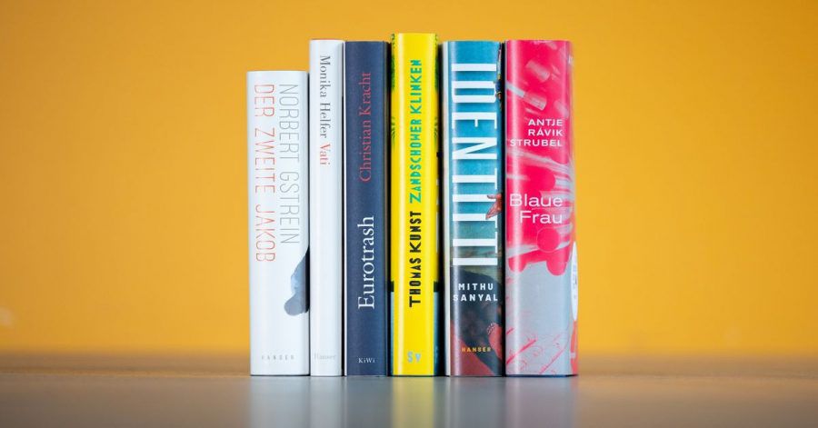 Cover der Bücher, die auf der Shortlist für den Deutschen Buchpreis 2021 stehen.