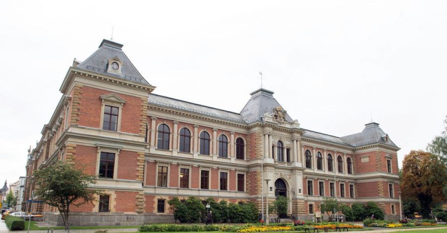 Das Gebäude des Amts- und Landgerichts in Zwickau.