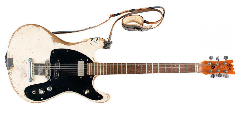 Die 1965 Mosrite Ventures II E-Gitarre von Johnny Ramone.