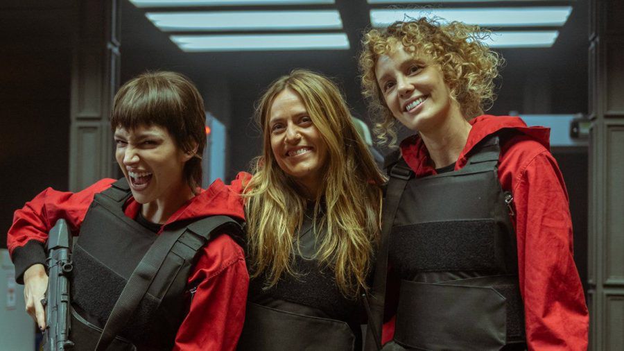 Das neue Dreamteam bei "Haus des Geldes": Tokio, Lissabon und Stockholm (v.l.) (eee/spot)