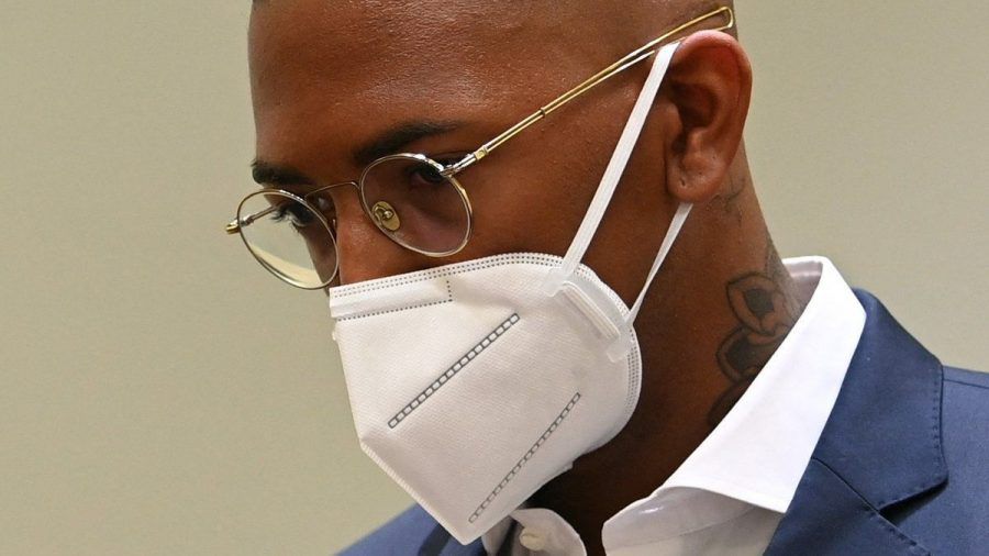 Jérôme Boateng vor Gericht am 9. September 2021. (wue/spot)