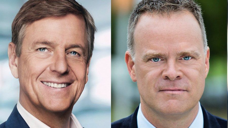 Wechsel bei der "heute journal"-Moderation: Claus Kleber geht, Christian Sievers (r.) kommt. (ili/spot)