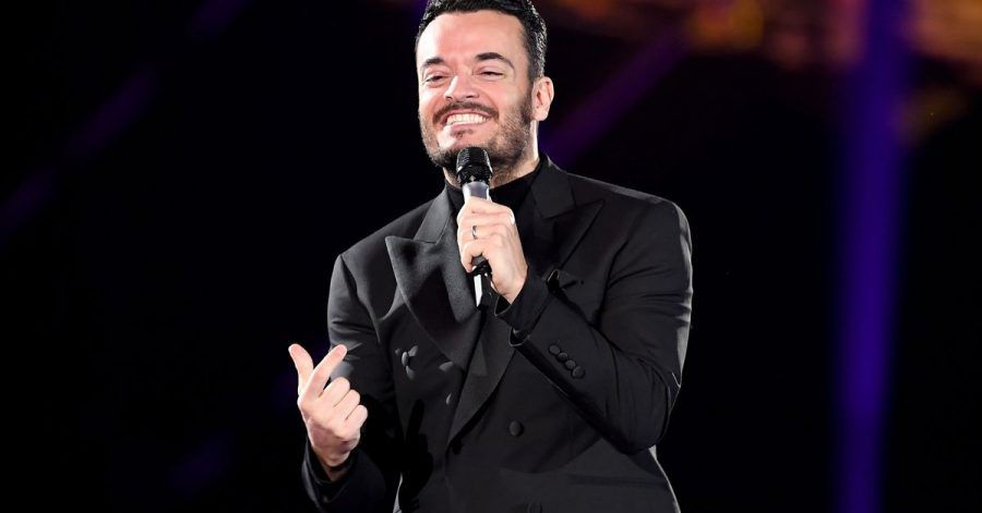 Giovanni Zarrella steht bei der Show "Schlagerchampions – Das große Fest der Besten" auf der Bühne.