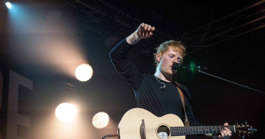 Ed Sheeran tritt in Paris bei «Global Citizen Live» auf.