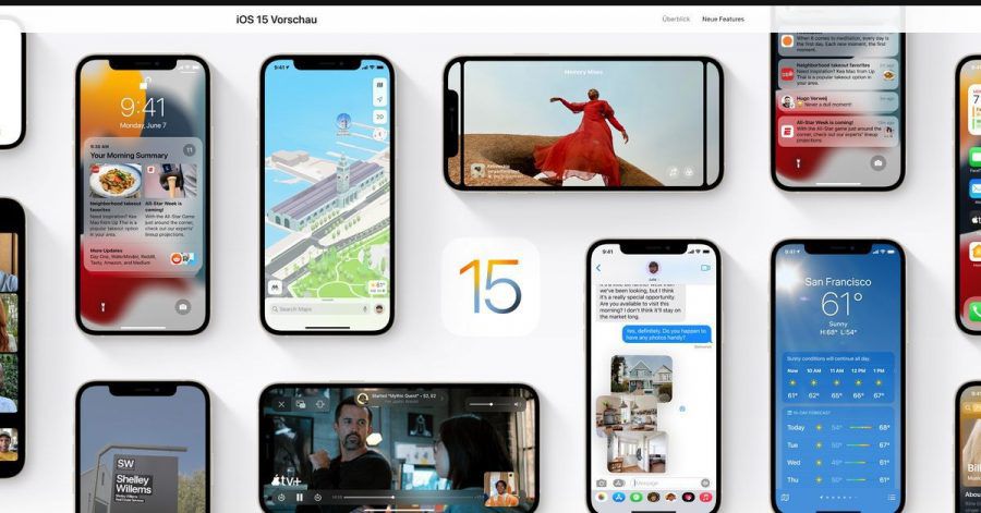 Ein stark überarbeitetes Facetime und viele weitere Neuerungen hat iOS 15 zu bieten.