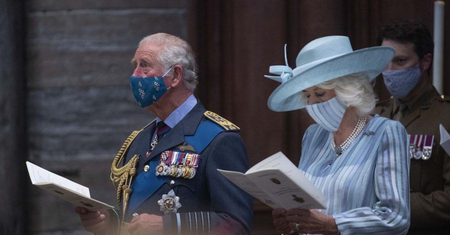 Der britische Prinz Charles, Prinz von Wales, und Camilla, Herzogin von Cornwall, nehmen an einem Dankes- und Umwidmungsgottesdienst anlässlich des 81. Jahrestages der Schlacht um Großbritannien in der Westminster Abbey teil.
