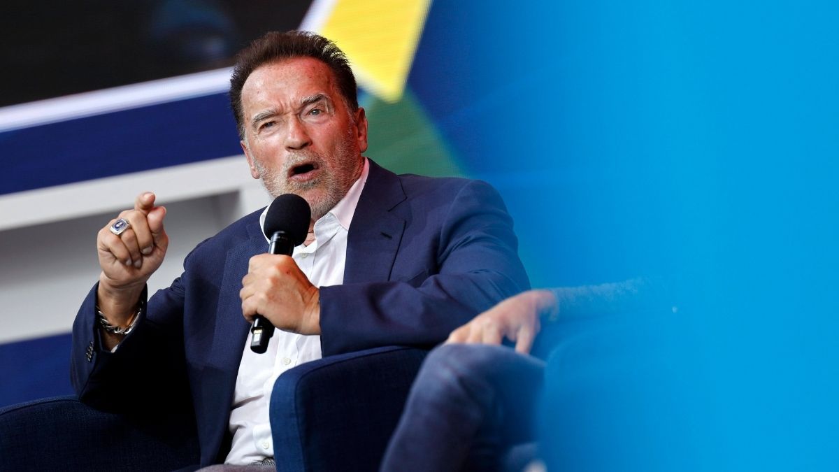 Arnold Schwarzenegger in Köln: Er möchte die Welt zum Umdenken bewegen