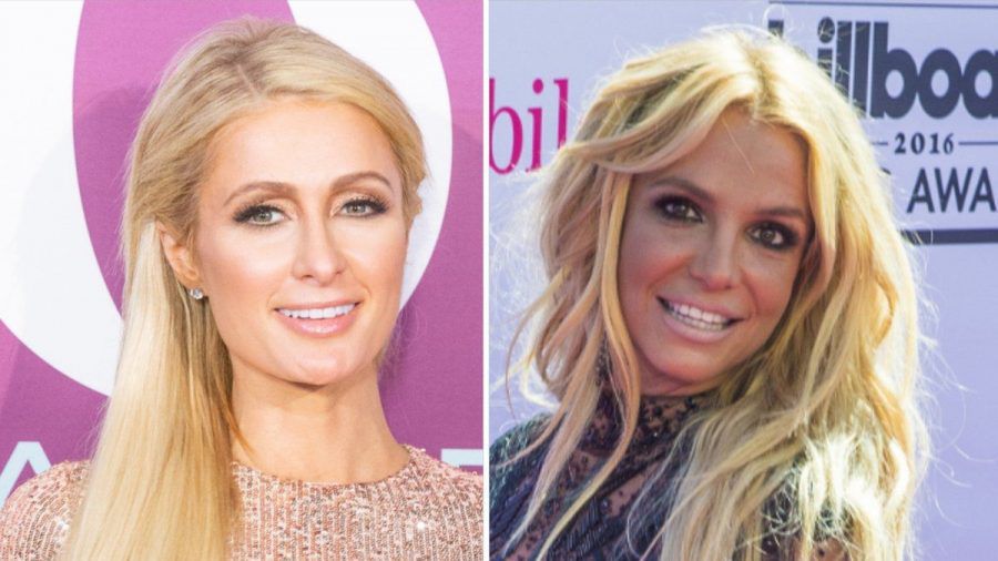 Paris Hilton (l.) freut sich für Britney Spears. (tae/spot)